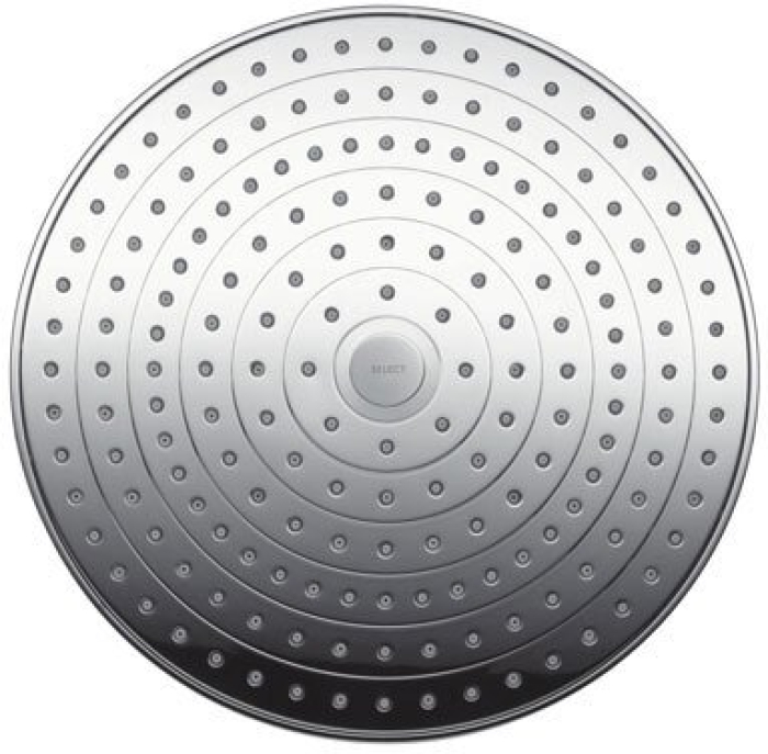 Верхний душ Hansgrohe Raindance Select 300 2jet белый/хром 27337400. Фото