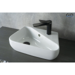 Раковина подвесная GID N9275L 45х28 61107L Белый Раковина подвесная GID N9275L 45х28 61107L Белый. Фото