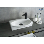 Раковина подвесная GID 78014T 42х31 61119 Белый Раковина подвесная GID 78014T 42х31 61119 Белый. Фото