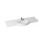 Раковина Aquaton Отель 5/150 белая с навесами 1A70133NOT010 Раковина Aquaton Отель 5/150 белая с навесами 1A70133NOT010. Фото